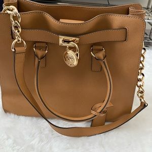 Michael Kors, Carmel, Gold Hardware, Like New and very nice